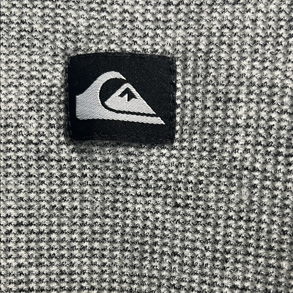 Like New Quiksilver Charcoal Men's Hoodie Size Medium . - Picture 3 of 10